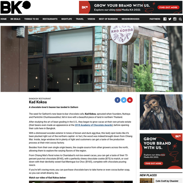 BK magazine - Kad Kokoa Café Review