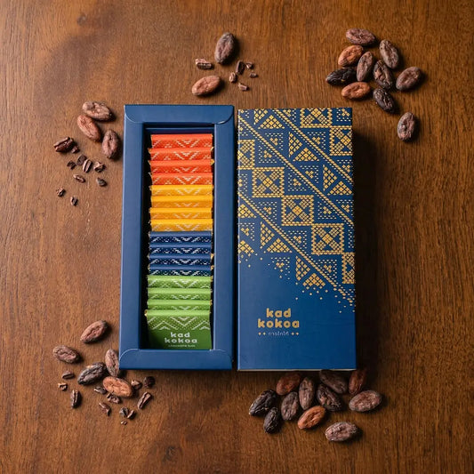 Kad Kokoa chocolate napolitains Thai flavours 16 pieces gift box