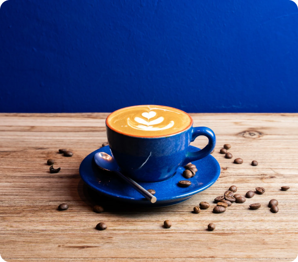 Coffee Cup with Latte Art