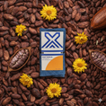 Load image into Gallery viewer, Chocolate Bar 20g - Chrysanthemum - Indigo Fabric Wrap
