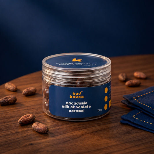 Panned Macadamia Milk Chocolate Caramel - 130g Jar