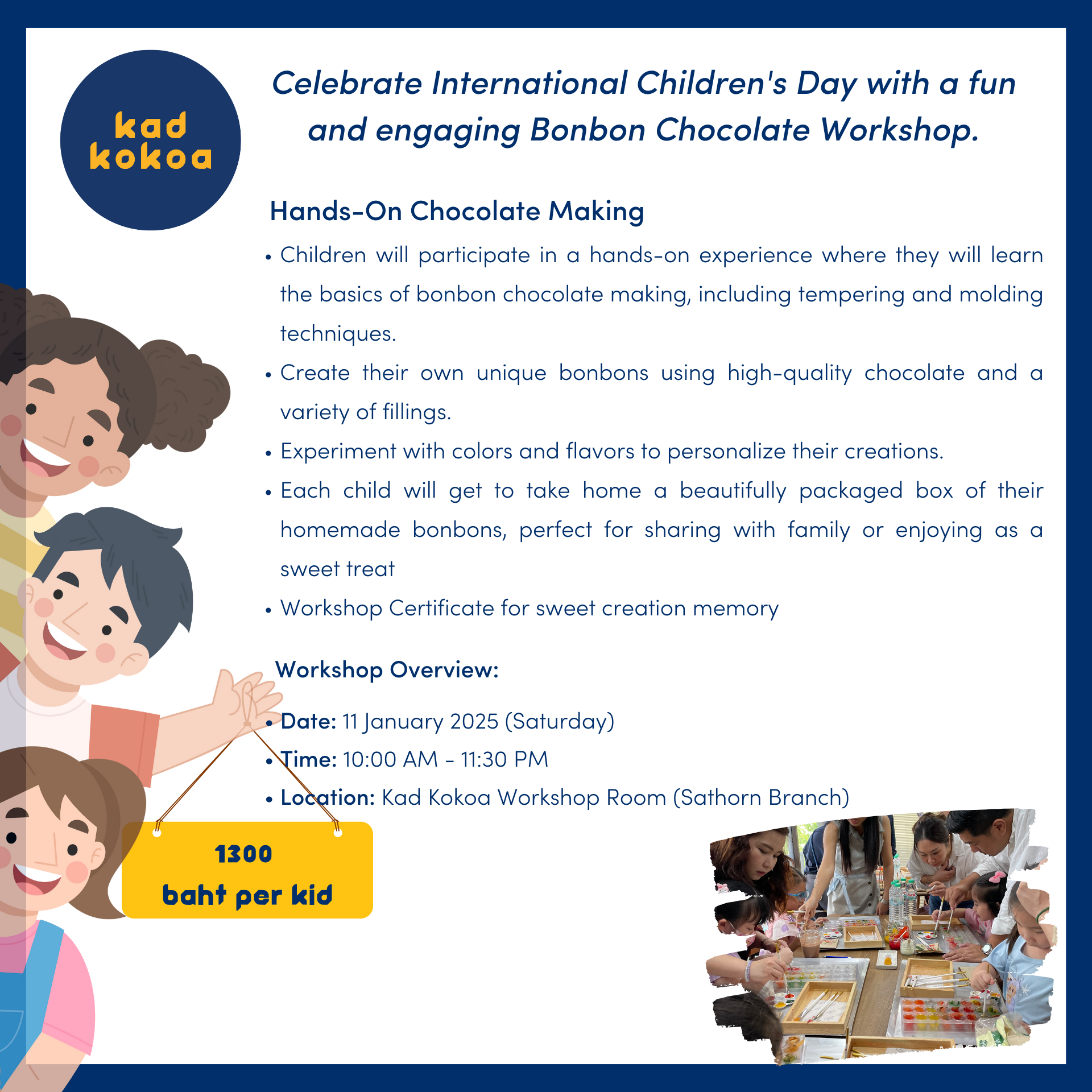 Chocolate Workshop for Kids