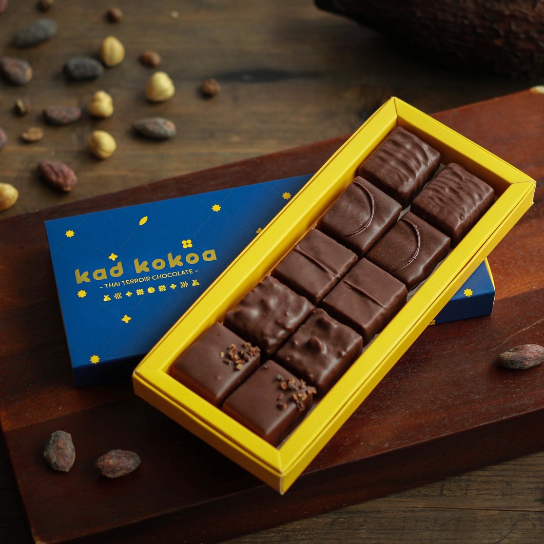 Box of 10 Enrobed Chocolate