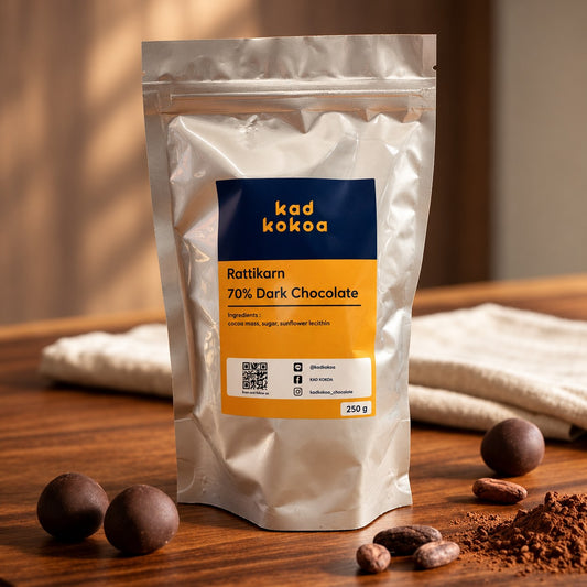 Rattikarn 70% Dark Chocolate Couverture (250g)