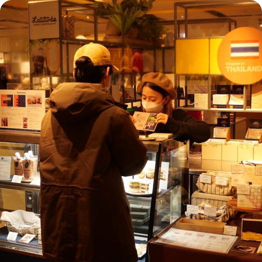 kad kokoa chocolate shop in japan
